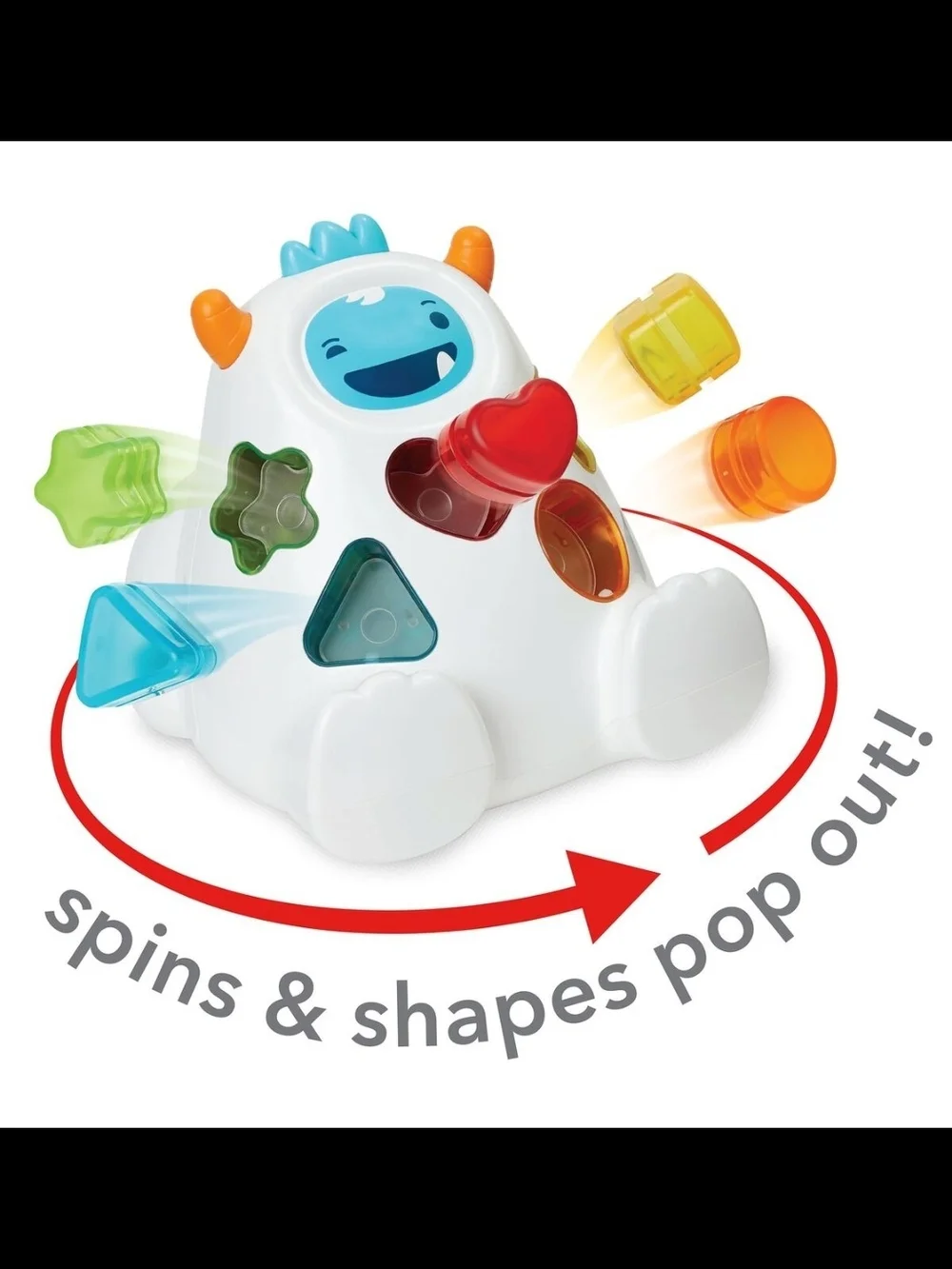 Skip Hop Baby Explore & More Shape Sort & Spin Yeti